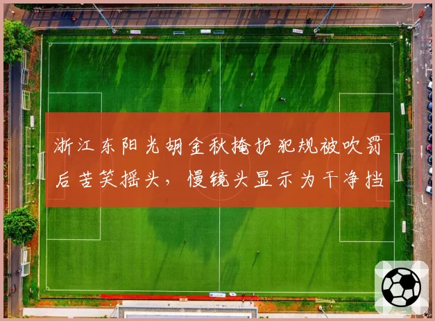 浙江东阳光胡金秋掩护犯规被吹罚后苦笑摇头，慢镜头显示为干净挡拆